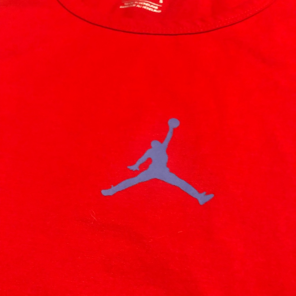 Air Jordan red tank top - Picture 2 of 5